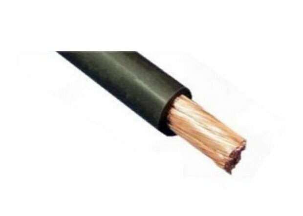 accukabel 10mm2 High-Flex 10 mm2 Zwart