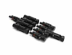 MC4 T splitter 1x4 - set van 2 stuks